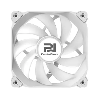 Вентилятор PentaWave PF-K12WA PWM, 120 мм, 1850rpm, 29.7 дБ, 4-pin PWM, 1шт, белый (PF_K12WA_PWM)