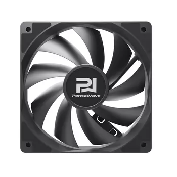 Вентилятор PentaWave PF-M12B PWM, 120 мм, 1600rpm, 28.5 дБ, 4-pin PWM, 1шт, черный (PF-M12B-PWM)