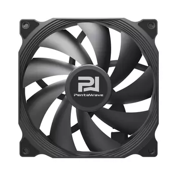 Вентилятор PentaWave PF-M14B PWM, 140 мм, 1600rpm, 31.5 дБ, 4-pin PWM, 1шт, черный (PF_M14B_PWM)