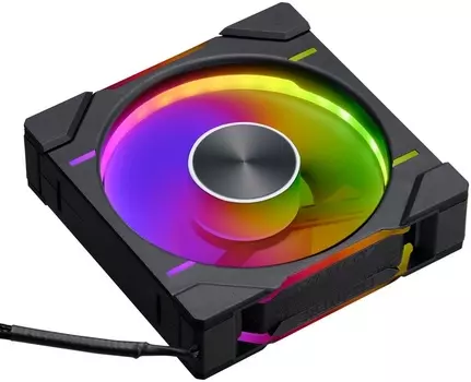 Вентилятор PHANTEKS D30 DRGB Reversed, 120 мм, 2000rpm, 31.8 дБ, 4-pin PWM, 1шт, черный, DRGB подсветка (PH-F120D30R_DRGB_PWM_BK01)