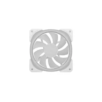 Вентилятор Powercase CM21-14W ARGB, 140 мм, 1500rpm, 4-pin PWM, 1шт, белый, ARGB подсветка (M21_14_ARGB_WT)