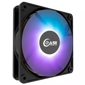 Вентилятор Powercase M14LED, 140 мм, 1100rpm, 20.7 дБ, 3-pin, 1шт, FRGB подсветка (M14LED)