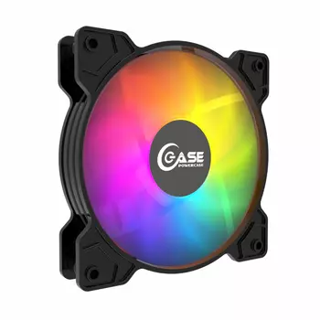 Вентилятор Powercase M2, 120 мм, 1500rpm, 29.6 дБ, 4-pin PWM, 1шт, ARGB подсветка (M2)