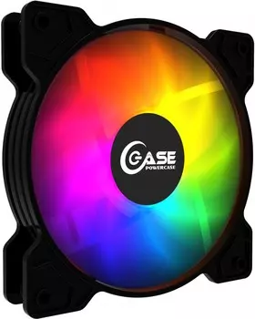Вентилятор Powercase M2_6P, 120 мм, 1200rpm, 29.6 дБ, 6-pin, 1шт, ARGB подсветка (M2_6P)