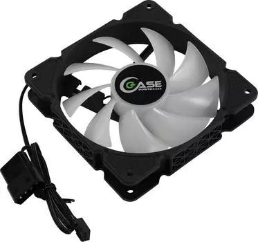 Вентилятор Powercase M3LED, 120 мм, 1150rpm, 20.8 дБ, 3-pin+4-pin Molex, 1шт, RGB подсветка (M3LED)