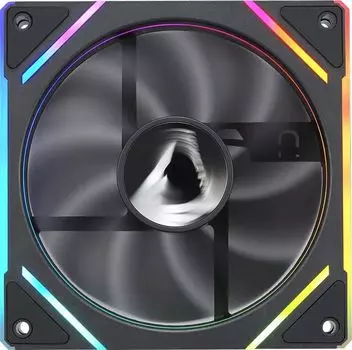 Вентилятор Formula V Floe Plus 12BK ARPW, 120 мм, 1500rpm, 26.8 дБ, 4-pin PWM, 1шт, черный, ARGB подсветка (FLOE PLUS 12BK ARPW)