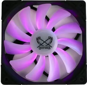 Вентилятор Scythe Kaze Flex 120 RGB, 120мм, 1800rpm, 35.8 дБА, 3-pin, 1шт, разноцветный (SU1225FD12HR-RN)