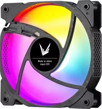 Вентилятор Formula V Cosmic 12BK ARPW, 120 мм, 1500rpm, 26.8 дБ, 4-pin PWM, 1шт, черный, ARGB подсветка (COSMIC 12BK ARPW)