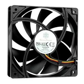 Вентилятор Silverstone FN121-P, 120мм, 1200rpm, 25.2 дБ, 3-pin, 1шт (SST-FN121-P)
