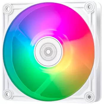 Вентилятор Silverstone VS120W-ARGB, 120 мм, 2000rpm, 30.6 дБ, 4-pin PWM, 1шт, белый, ARGB подсветка (G52VS120WARGB20)