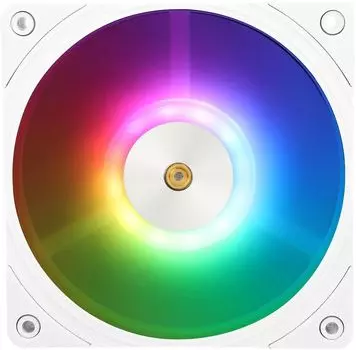 Вентилятор Thermalright TL-B12RW-S, 120 мм, 2150rpm, 28.1 дБ, 4-pin PWM, 1шт, белый, ARGB подсветка (TL-B12RW-S)