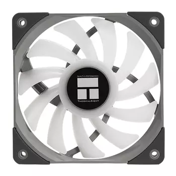 Вентилятор Thermalright TL-C12015L-RGB, 120 мм, 1500rpm, 24.1 дБ, 4-pin PWM, 1шт, серый, RGB подсветка (TL-C12015L-RGB)