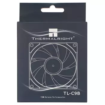 Вентилятор Thermalright TL-C9B, 90 мм, 2500rpm, 29.3 дБ, 4-pin, 1шт (TL-C9B)