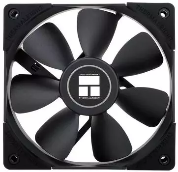 Вентилятор Thermalright TL-R12-B, 120 мм, 1500rpm, 23 дБ, 4-pin, 1шт, черный (TL-R12-B)