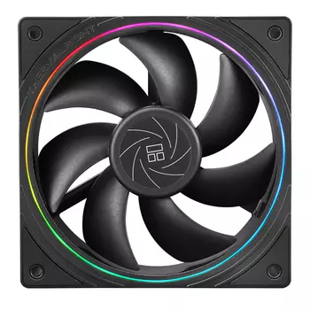 Вентилятор Thermalright TL-S12, 120 мм, 1500rpm, 23.2 дБ, 4-pin PWM, 1шт, черный, ARGB подсветка (TL-S12)