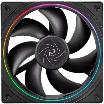 Вентилятор Thermalright TL-S12, 120 мм, 1500rpm, 23.2 дБ, 4-pin PWM, 1шт, черный, ARGB подсветка (TPTL_S12)