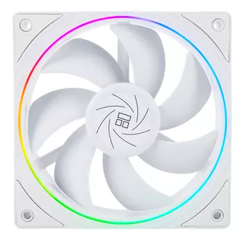 Вентилятор Thermalright TL-S12-W, 120 мм, 1500rpm, 23.2 дБ, 4-pin PWM, 1шт, белый, ARGB подсветка (TPTL_S12_W)