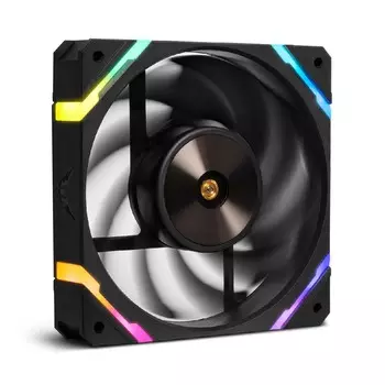 Вентилятор Valkyrie X12 ARGB Reverse Black, 120 мм, 2150rpm, 29 дБ, 4-pin PWM, 1шт, черный, ARGB подсветка (VK_X12R-BK)