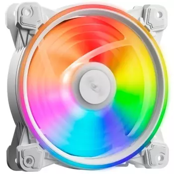 Вентилятор XPG HURRICANE 120 ARGB PWM, 120 мм, 2000rpm, 18.2 дБ, 4-pin PWM, 1шт, белый, ARGB подсветка (HURRICANE120ARGBPWM-WHCWW)