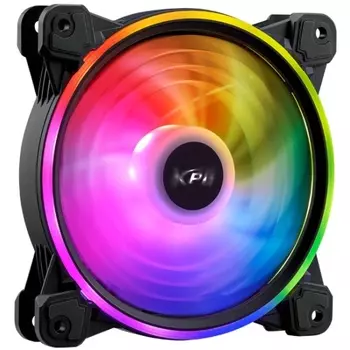 Вентилятор XPG HURRICANE 140 ARGB PWM, 140 мм, 1800rpm, 28.1 дБ, 4-pin PWM, 1шт, черный, ARGB подсветка (HURRICANE140ARGBPWM-BKCWW)