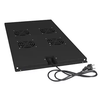 Вентиляторный модуль Cabeus TRAY-120, вентиляторов: 4, черный (TRAY-120-BK)