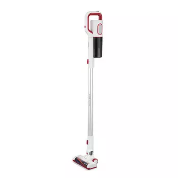 Вертикальный пылесос Blackton Bt VCA1604B, 1.6 кВт, питание от аккумулятора, белый/красный