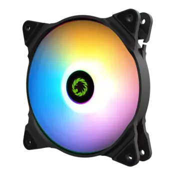 Вентилятор GameMax FN-12Rainbow-C2, 120 мм, 1100rpm, 28.8 дБ, 3-pin+4-pin Molex, 1шт, ARGB (FN-12Rainbow-C2)
