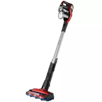 Вертикальный пылесос PHILIPS XC7043/01, питание от аккумулятора, черный/красный