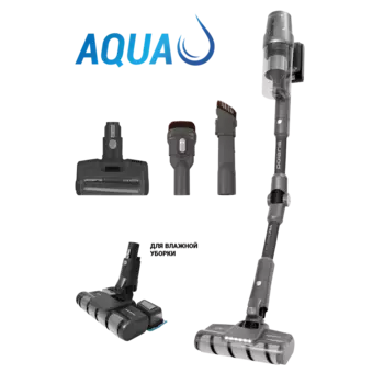 Вертикальный пылесос polaris PVCS 4050 CyclonicPRO, 500 Вт, питание от аккумулятора, серый (PVCS4050)