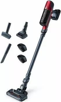 Вертикальный пылесос Tefal TY6878WO, 100 Вт, питание от аккумулятора, серый/красный (7211004327)