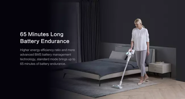 Вертикальный пылесос XCLEA Cordless Vacuum Cleaner P10 White, 385 Вт, питание от аккумулятора, белый (QYXCQ01 / KA2401A-3000800EU)