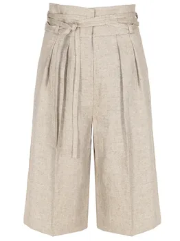 Бермуды льняные BRUNELLO CUCINELLI