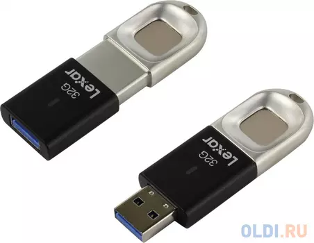 LEXAR 32GB Fingerprint F35 USB 3.0 flash drive, up to 150MB/s read and 60MB/s write, Global