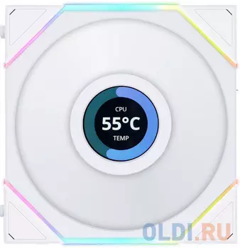 LIAN LI UNI FAN TL LCD 120mm 1900RPM sRGB White (1pcs)