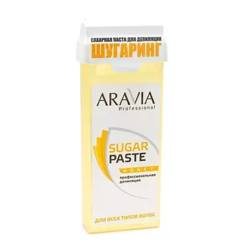 ARAVIA Professional Паста сахарная очень мягкой консистенции для шугаринга Медовая, в картридже 150 г