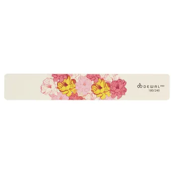 DEWAL PROFESSIONAL Пилка для ногтей Design Edition, широкая 180/240 18 см