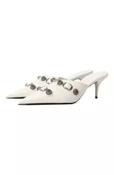 Кожаные мюли Cagole 70 Balenciaga