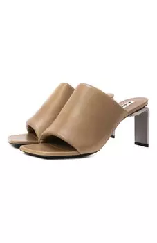 Кожаные мюли Jil Sander