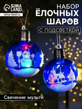 Набор елочных шаров