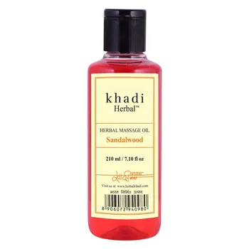 KHADI НАТУРАЛЬНОЕ МАССАЖНОЕ МАСЛО НА ТРАВАХ 210 МЛ НА ВЫБОР 2 Жасмин / Сандаловое дерево JASMINE, 210 ML