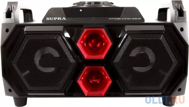 Минисистема Supra SMB-530 черный 500Вт/FM/USB/BT/SD