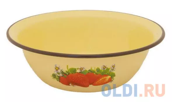 МИСКА ЭМАЛИРОВ. ДЕКОР. 3,5 Л (1/12) "СТАЛЬЭМАЛЬ" 1С9С