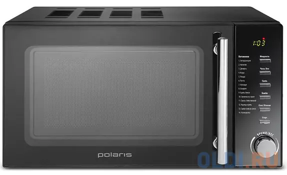 Микроволновая печь Polaris PMO 2002DG RUS 700 Вт чёрный