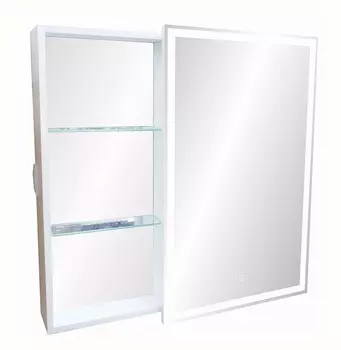 Зеркальный шкаф Континент Aperio 800х800, Led подсветка; сенсорное включение