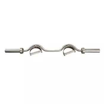 Гриф для трицепса Grome Fitness L126 см D50мм W-обр. с рукоятками, олимпийский BC 107