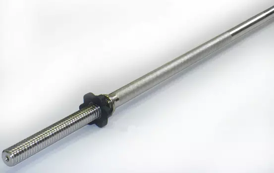 Гриф L1250 мм, D30мм, замок гайка Кетлера (хром)