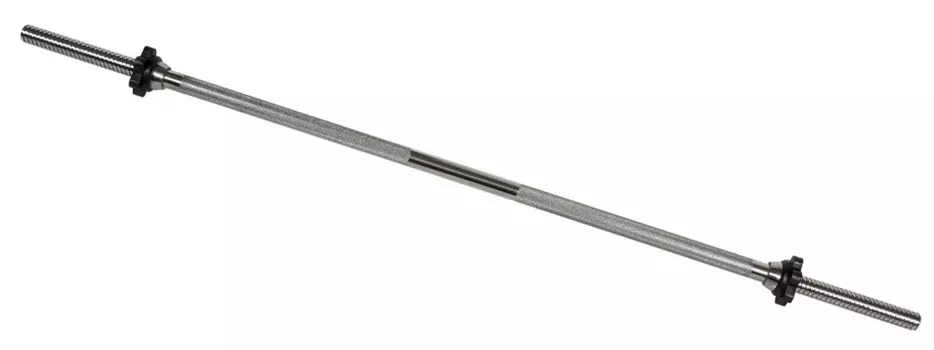 Гриф MB Barbell 1250 мм D30мм замок гайка Кетлера MB-BarM30-1250B