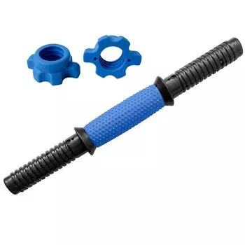 Гриф с гайками гантельный пластиковый Sportex d25см, 32см B35314