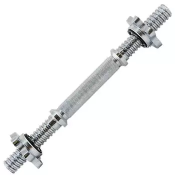Гриф с гайками хромированный D25мм l41 см R18050