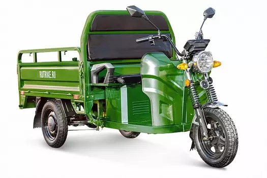 Грузовой электротрицикл RuTrike Мастер 1500 60V1000W 024452-2792 темно-зеленый